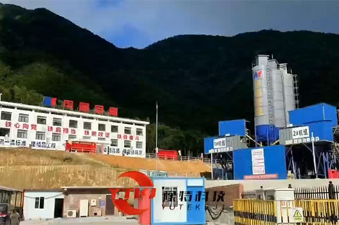 豫特科(kē)技(jì )助力安(ān)能(néng)集團水電(diàn)站重點項目，機制砂生産(chǎn)線(xiàn)。